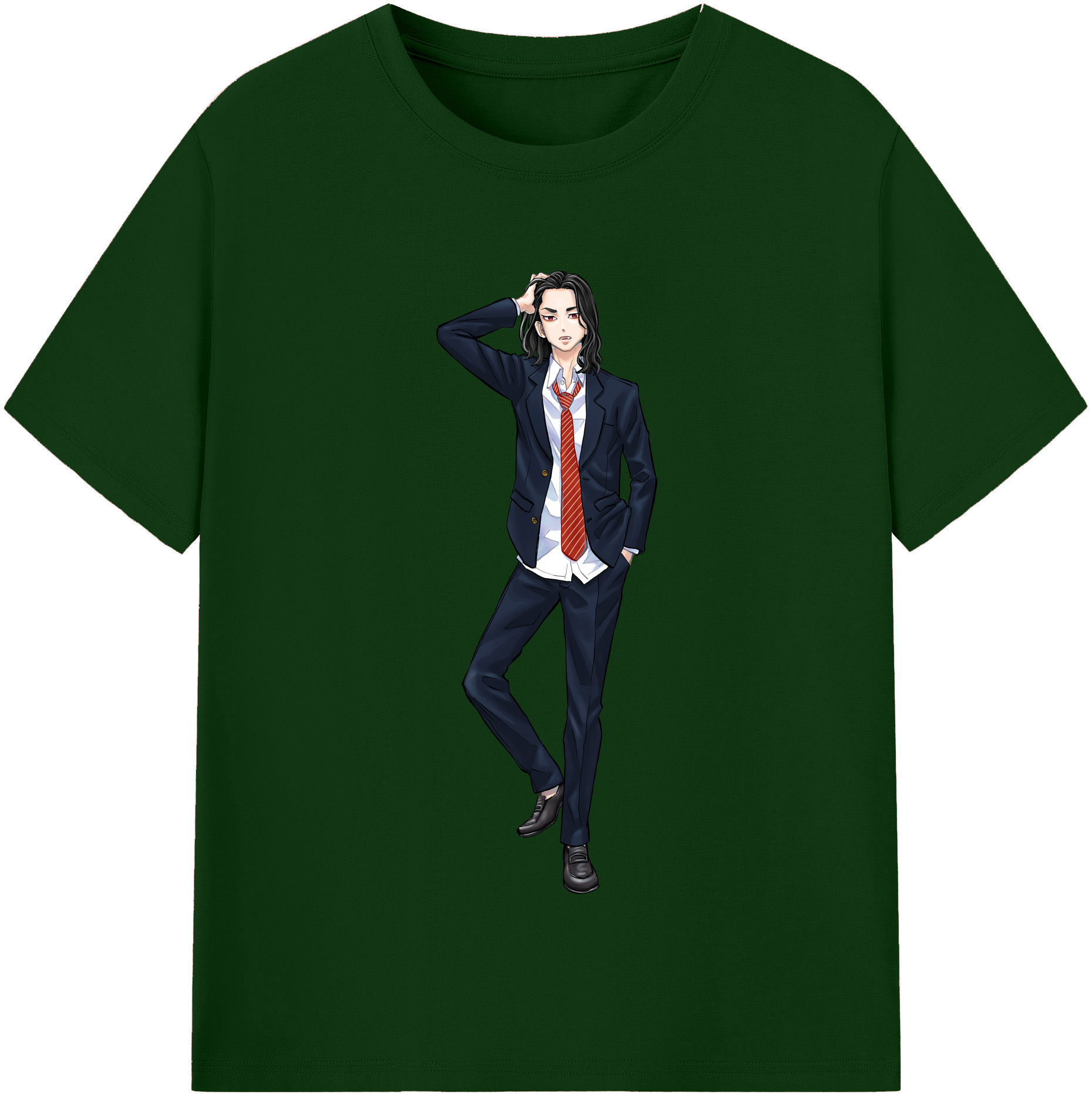 （画像用） 東京リベンジャーズ Tokyo Revengers 綿100％半袖Tシャツ（フロントプリント）